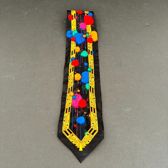 Rush Limbaugh Vibrant No Boundaries Collection Silk Mens Tie - Picture 1 of 7